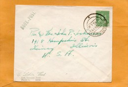 India Old Cover Mailed To USA - Storia Postale