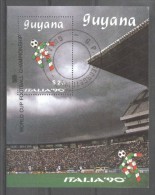 Guyana 1989 Sport, Soccer, Football, Perf. Sheet, Used T.158 - Guyana (1966-...)