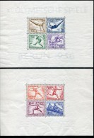 DR REICH 1936 Mi.- Block 5 - 6 ** MNH QUALITA' LUSSO - Blocks & Kleinbögen