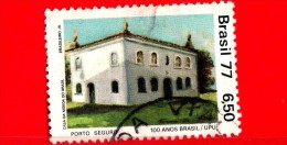 BRASILE - USATO - 1977 - Centenario Dell'Unione Postale Universale - UPU - Porto Seguro, Bahia - 6.50 - Used Stamps