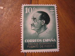 FUENTE DE PIEDRA Malaga Falange Franco Cocinas Economic Poster Stamp Label Vignette Viñeta España Guerra C - Viñetas De La Guerra Civil