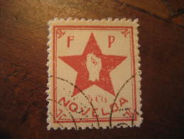 NOVELDA Alicante F P Poster Stamp Label Vignette Viñeta España Guerra Civil War Spain - Viñetas De La Guerra Civil