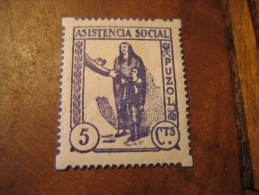 PUZOL Valencia Asistencia Social Poster Stamp Label Vignette Viñeta España Guerra Civil War Spain - Viñetas De La Guerra Civil