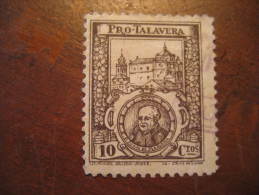Pro TALAVERA Toledo Poster Stamp Label Vignette Viñeta España Guerra Civil War Spain - Viñetas De La Guerra Civil
