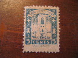PALENCIA Paro Y Beneficiencia Poster Stamp Label Vignette Viñeta España Guerra Civil War Spain - Viñetas De La Guerra Civil