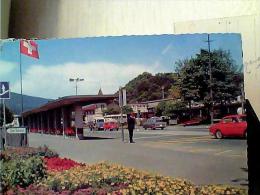 SCHWEIZ SUISSE SWITZERLAND SVIZZERA SOLEURE OLTEN BAHNHOFPLATZ AUTO CAR AUTOBUS CORRIERE   VB1965 EK6871 - Olten