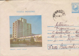 Lettre Distribuée  Fagaras  - BUCURESTI  Dans 1988 /  ORSOVA  - Hotelul Dierna - Lettres & Documents