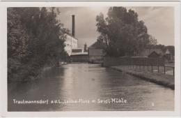 AK - Trautmannsdorf A.d. Leitha  - Fluss Mit Seidl Mühle 1928 - Bruck An Der Leitha