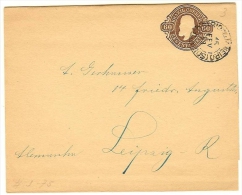 Brésil 1893 Bande Pour Journeaux Utilisé Pour L'Allemagne (SN 2463) - Entiers Postaux