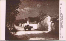 Salon De Paris - Maurice GRUN - La Route Du Village, Effet De Lune - Peintures & Tableaux