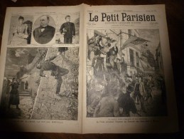 1898 LE PETIT PARISIEN : Contre La Richesse Des USA L 'ESPAGNE à Sa Fierté Et Son Immense Courage; Le Roi Alphonse XIII - Le Petit Parisien