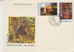 1985 - Enveloppe Avec Oblitération Spéciale F.D.C.  / Des Reproductions D'art - Lettres & Documents