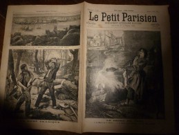 1898 LE PETIT PARISIEN :Duel à La Hache Près Bruxelles Entre Desmet-Flamand; Mme Benoit Assassinée à Vert (près Nantes) - Le Petit Parisien