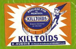 BUVARD :Reglisse Pur Au Menthol KILLTOID - Sucreries & Gâteaux