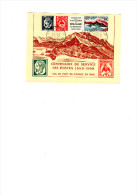 Carte Postale 1er Jour Centenaire Du Service Des Postes Nouvelle-Calédonie 1859-1959 - Brieven En Documenten