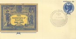 Australia 1986 Cataract Scouts Conference Prepaid Envelope Dated 9 Jan 86 - Storia Postale