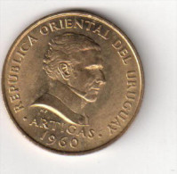 Pièce 10 Centesimos : Uruguay. 1960 - Uruguay