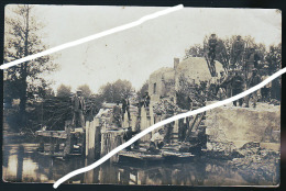 BAZANCOURT OUVRIERS SUR UN CHANTIER CARTE PHOTO RARE - Bazancourt