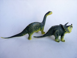 PAS STARLUX PREHISTOIRE 2 RARES FIGURINES PREHISTORIQUES PUBLICITAIRES SHELL - DINOSAURES Dinosaure - Autres & Non Classés