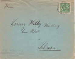 Liechtenstein - Lettre De 1923 ° - Oblitération Triesenberg Et Schaan - Lettres & Documents