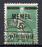 Memel - Memelgebiet - 1920/21 - Yvert N° 18 - Nuovi