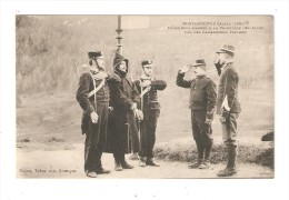 CPA Miliraria : 05 - Montgenève : Déserteur Ramené à La Frontière Des Alpes Par Des Carabiniers Italiens - Personnages