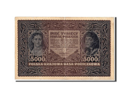 Billet, Pologne, 5000 Marek, 1920, TTB+ - Polonia