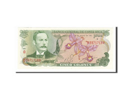 Billet, Costa Rica, 5 Colones, 1980, 1980-03-12, NEUF - Costa Rica