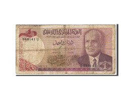 Billet, Tunisie, 1 Dinar, 1980, KM:74, TB - Tunisie