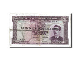 Billet, Mozambique, 500 Escudos, 1967, KM:110a, TTB - Mozambique