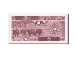 Billet, Somalie, 5 Shilin = 5 Shillings, 1983, SPL+ - Somalia