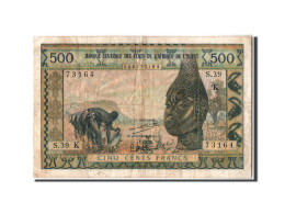 Billet, West African States, 500 Francs, TB+ - Sénégal