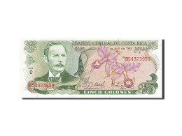 Billet, Costa Rica, 5 Colones, 1988, 1988-04-02, NEUF - Costa Rica