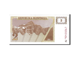 Billet, Slovénie, 2 (Tolarjev), 1990, NEUF - Slovénie