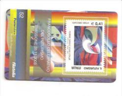 63455) Tessera Filatelica Francobollo Celebrativo Del Futurismo  Emissione 29/11/2003 - Philatelic Cards