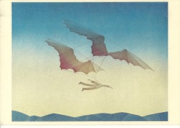 CARTE POSTALE ILLUSTRATEUR FOLON PARTIR EDIT. BLUE SHADOW 1983 AILES VOLANTES - Folon