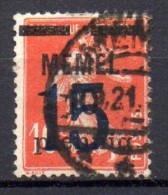 Memel - Memelgebiet - 1921/22 - Yvert N° 38 - Ongebruikt