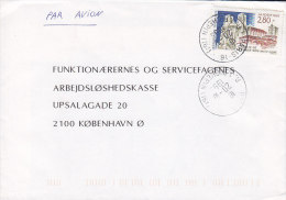 France Par Avion Deluxe PARIS - 16 Rue. J. Ringephin 1993 Cover Lettre To Denmark Abbbaye De La Chaise-Dieu Stamp - Briefe U. Dokumente