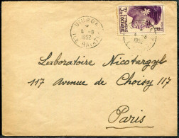 OCÉANIE - N° 193 / LETTRE DE UTUROA LE 6/8/1952, POUR LA FRANCE - TB - Covers & Documents