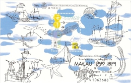 Macau ** & Oceanos, Herança Maritima, Expo. Australia 1999 (72) - Hojas Bloque