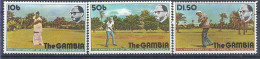 1976 GAMBIE 321-23** Golf - Gambie (1965-...)