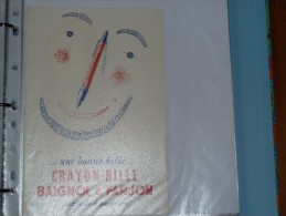 BUVARD Baignol Et Farjon  Crayon Bille - Papierwaren