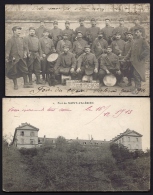 LOT 2 CPA ANCIENNE- FRANCE- MONT VALERIEN (92)-  MILITARIA- LE FORT + PHOTO DU GROUPE DES CLAIRONS DU 30° TERRITORIAL - Mont Valerien