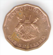 UGANDA 1 SHILLING 1987 - Oeganda