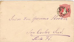 9500. Entero Postal  NIMOUD (buenos Aires)  1890 - Entiers Postaux