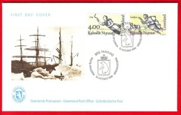 Greenland, FDC, Figureheads - Ships, 1994 - FDC