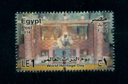 EGYPT / 2014 / HANDCRAFTS / POTTERY MAKER / WORLD HERITAGE DAY / AGRICULTURAL MUSEUM-EGYPT / MNH / VF - Unused Stamps