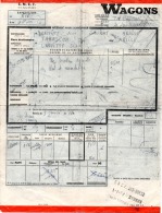 S.N.C.F. WAGONS IMPRIME EXPEDITION 1957 - Autres & Non Classés