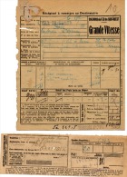 S.N.C.F. 5 DOCUMENTS 1942 - 1943 - 1953 - Sonstige & Ohne Zuordnung