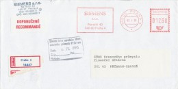 I6281 - Czech Rep. (1998) 140 00 Praha 4: SIEMENS Ltd. (R-letter) Tariff: 12,60 Kc (R-label: Praha 4) - Informatique